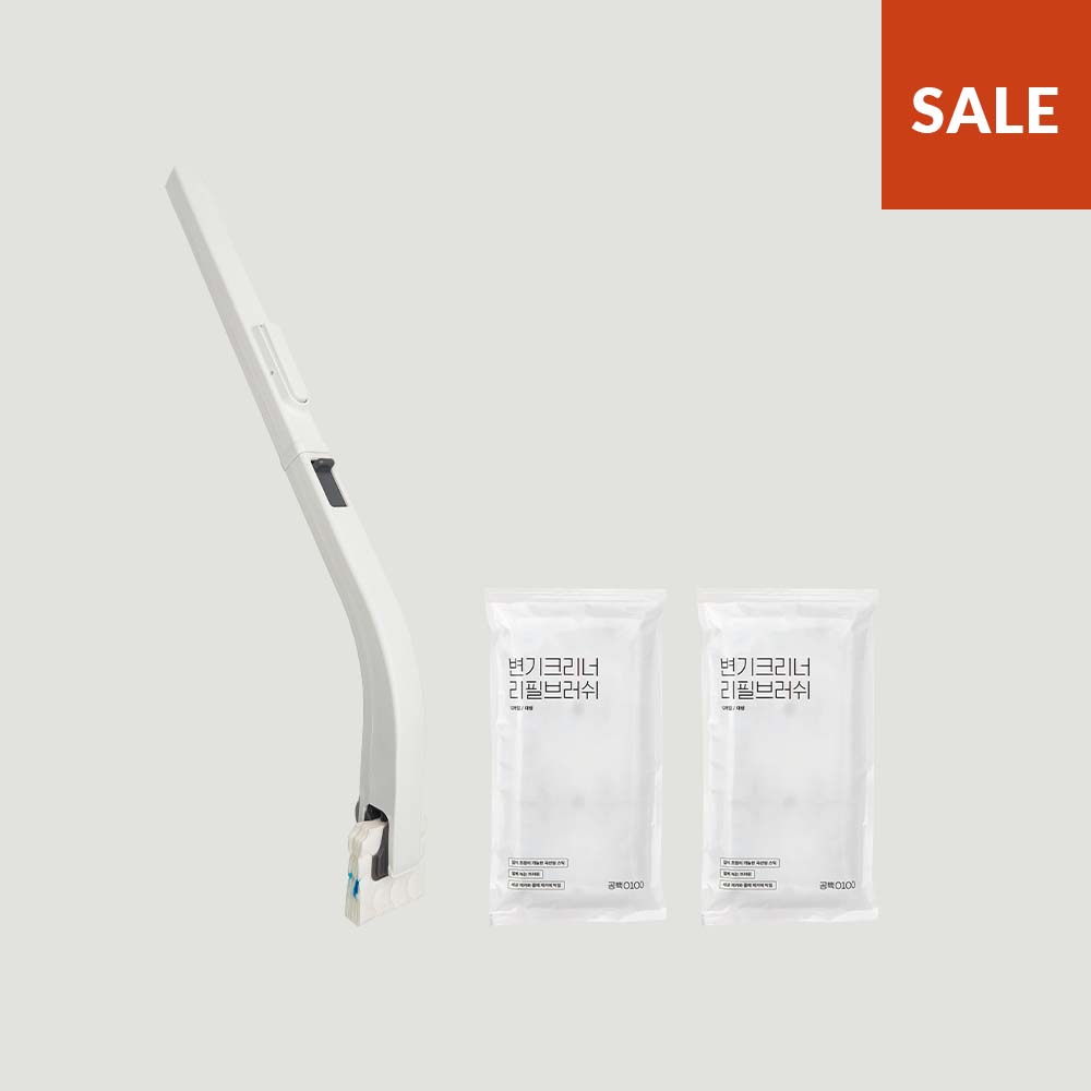 Bath & Toilet Stick Cleaner ( 1 Brush + 2 Large Refill Packs) COMBO SET