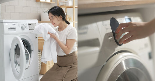 How do I get rid of the musty smell in my front load washer?