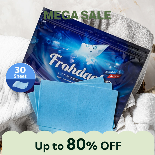 FROHDACHS Dual Ultra-Concentrated Laundry Sheets (30 sheets)