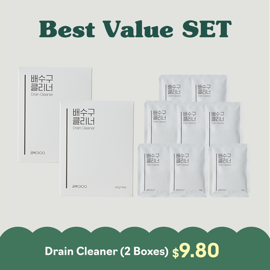 Drain Cleaner (8 Sachets / 2 boxes) COMBO SET | Clean & remove drainage odor